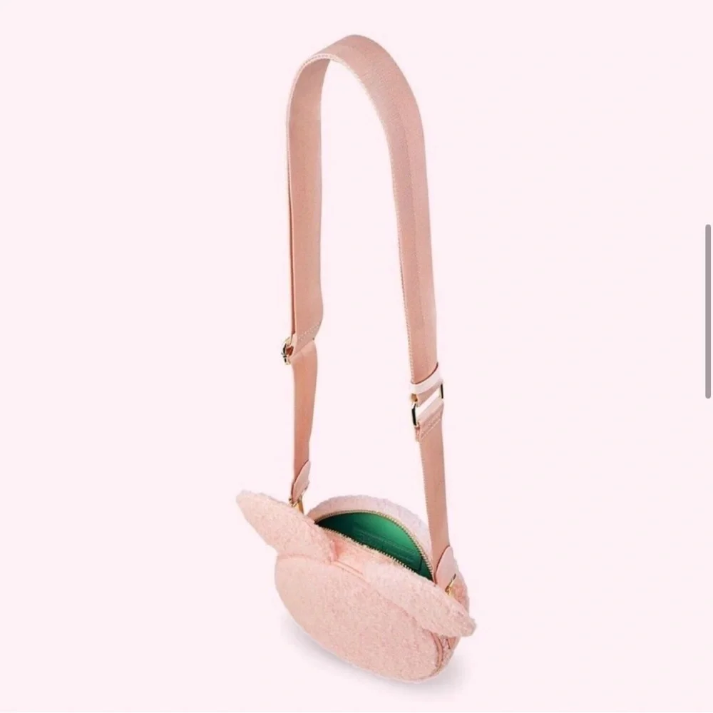 NWT Stoney Clover Lane Mickey Mouse Pink Crossbody Bag Sherpa Disney - Picture 6 of 10